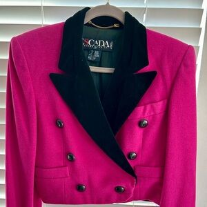 Escada Pink crop jacket